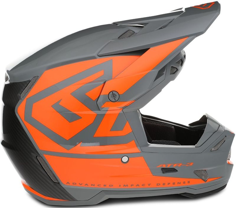 6D - ATR-3Y - Crosshelm - Glanzend - Kinderen