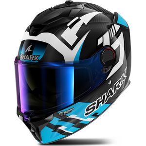 Shark - Spartan GT Pro Carbon - Integraalhelm - Carbon/Wit/Blauw