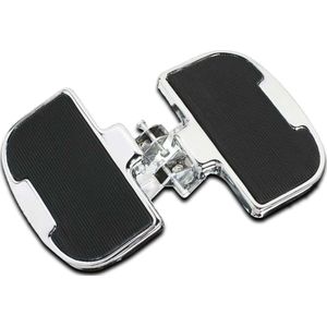 CustomAcces - Voetsteunen - Universeel - Chrome - Afmeting 120 x 200 mm