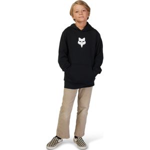 Fox Racing - YTH Legacy Fleece Po Windbreaker - Uniseks - Zwart - Canvas en Sherpa-Fleece