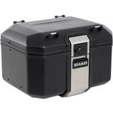Topkoffer - Terra Black Edition - Aluminium - Capaciteit voor 1 of 2 helmen