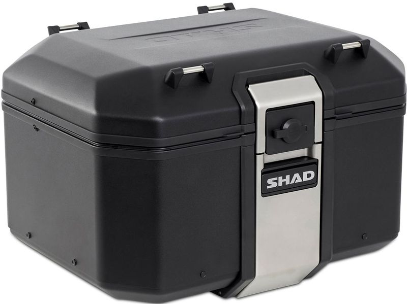 Topkoffer - Terra Black Edition - Aluminium - Capaciteit voor 1 of 2 helmen