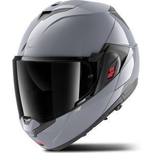 Shark - Oxo - Systeemhelm - Glans Nardo Grijs - Dark Shadow Edition - Inclusief Extra Vizier