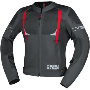 Motorjas iXS Sport Trigonis-Air Grijs-Rood