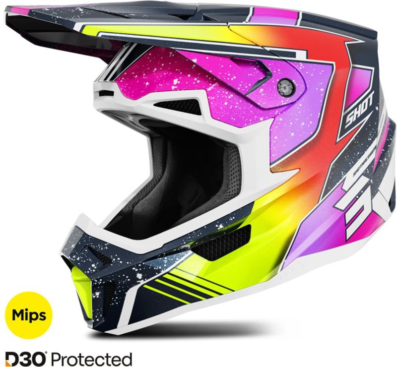 Shot - Lite Devil - Crosshelm - Lichtgewicht - Geavanceerde Veiligheidstechnologieën