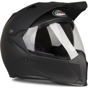 Adventure Helm Suomy MX Tourer Road Mat Zwart