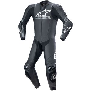 Motorpak Leer Alpinestars Missile V2 Ward 1 PC Zwart-Metallic Grijs