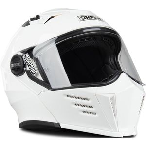 Simpson - Darksome ECE 22.06 - Modulaire Helm - Zwart - Kunststof