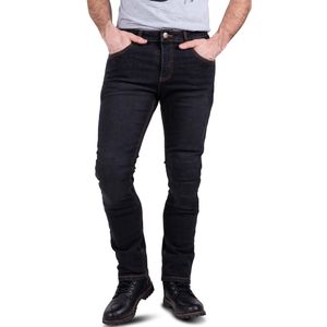 Motorjeans Course Jones Motorcycle Straight/Regular Fit Zwart