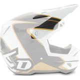 Crosshelmklep - 6D ATR-3Y Wave - Glanzend - Helmklep voor ATR-3Y Helmen