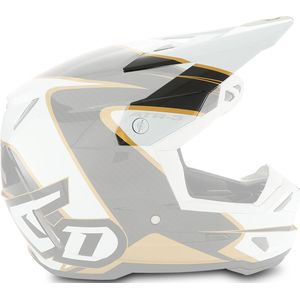 Crosshelmklep - 6D ATR-3Y Wave - Glanzend - Helmklep voor ATR-3Y Helmen
