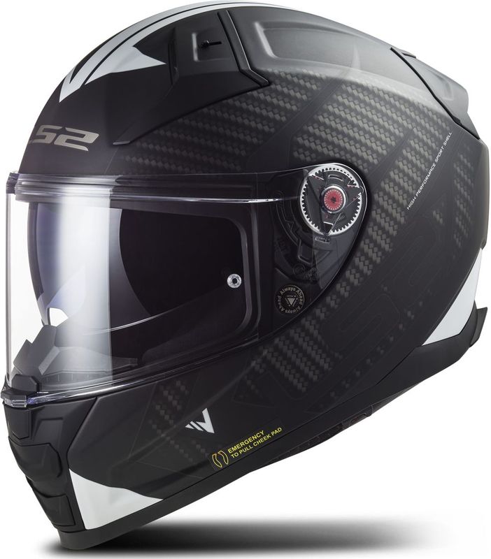 LS2 - FF811 VECTOR II - Integraalhelm - Splitter