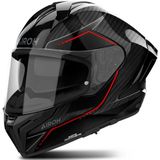 Airoh - Matryx Carbon - Integraalhelm - Carbon/Rood Glans