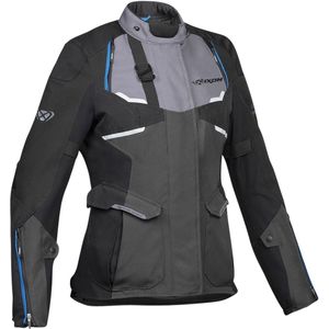 Motorjas Dames Ixon Eddas Grijs-Zwart-Blauw