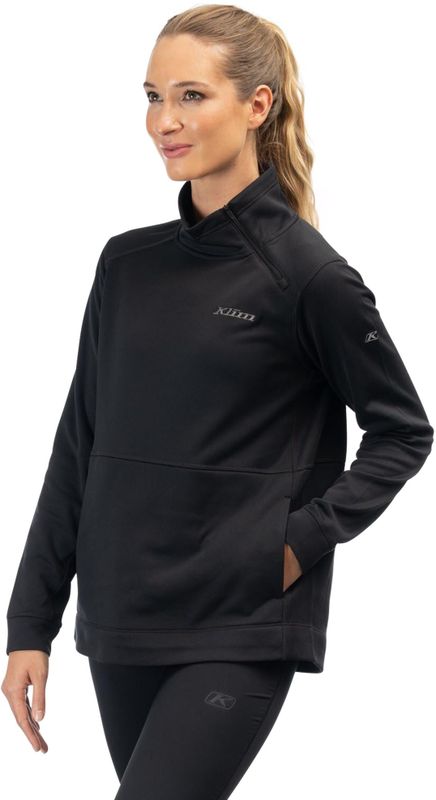 Hoodie - Solitude Asym - Dames - Middelzware Prestatiefleece
