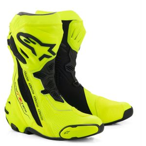 Motorlaarzen Alpinestars Supertech R Vented Geel-Zwart