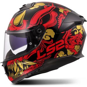 LS2 - FF808 Stream II Drako - Integraalhelm - Zwart Rood