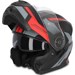 Modulaire Helm Acerbis Serel Zwart-Rood