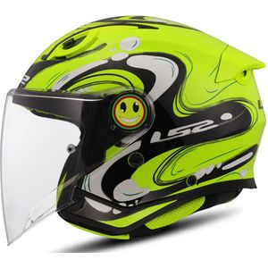 LS2 - Funny II - Jethelm - Kinder - ECE 22.06 - Hypoallergene Binnenvoering