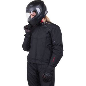 Course - Motorjas - Dames - Zwart - Waterdicht - Ademend