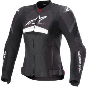 Motorjas Dames Alpinestars Stella T-GP Plus R V4 Airflow Zwart-Wit