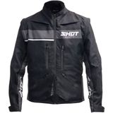 Shot - Contact Assault 2.0 - Endurojas - Zwart - Polyester 600 Deniers, Waterdicht, Verwijderbare Mouwen