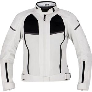 Motorjas Dames Richa Airstorm WP Lichtgrijs-Zwart