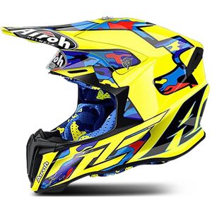 Airoh - Twist TC-16 - Crosshelm - Robuuste Bescherming - Hoogresistente Thermoplastische Schaal