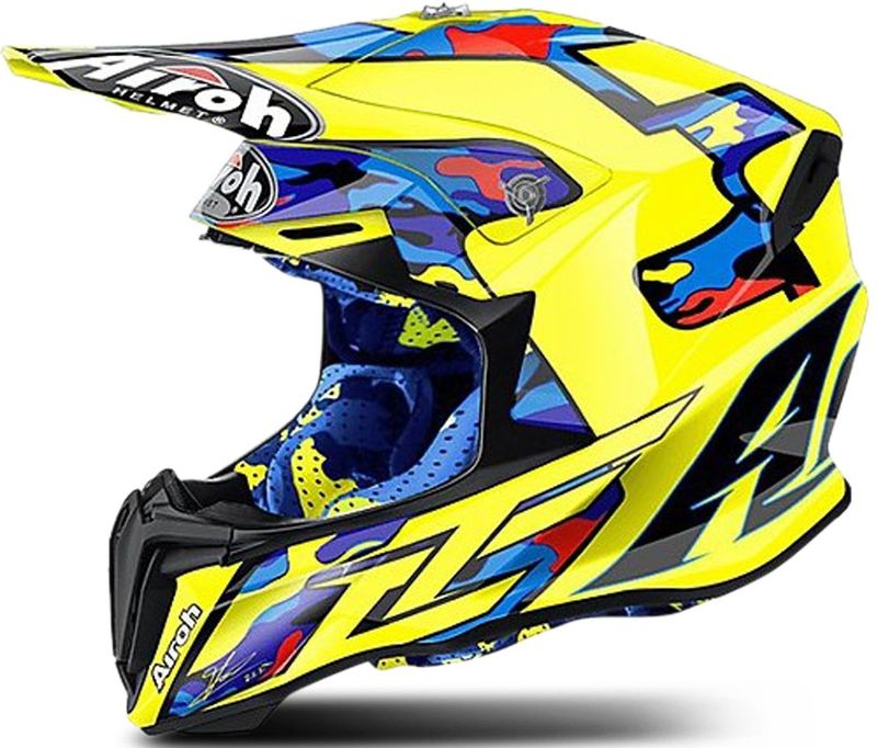 Airoh - Twist TC-16 - Crosshelm - Robuuste Bescherming - Hoogresistente Thermoplastische Schaal