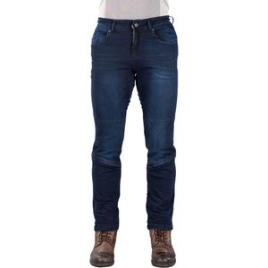 Motorjeans Macna Stone Slim Washed Denim Donkerblauw