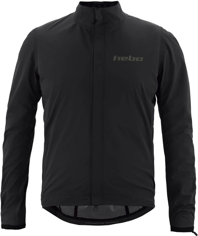 Hebo - Tech - Jas - Drielaagse Stretchstof - Waterdicht - Zwart