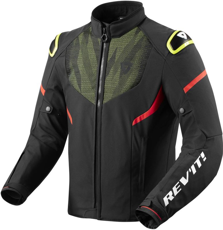 Motorjas Rev'It! Hyperspeed 2 H2O Zwart-Neon Geel