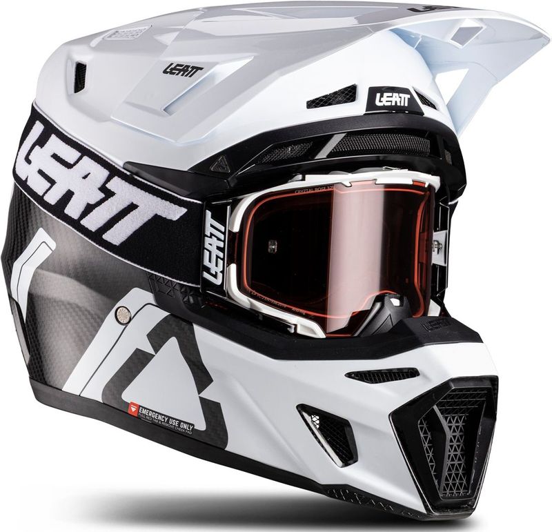 Leatt - Moto 9.5 V26 - Crosshelm - Met Brillen - Carbon - ECE en DOT Gecertificeerd