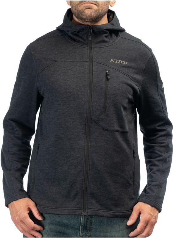Klim - Echo Wool Fleece - Hoodie - Met Volledige Rits