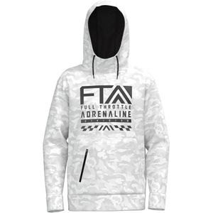 Hoodie FTA Stylz Tech P-O Wit Camouflage