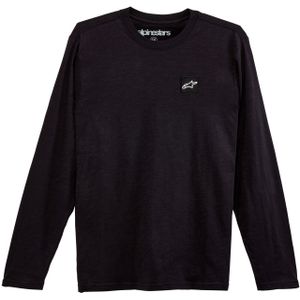 T-shirt Alpinestars Medallion LS Zwart