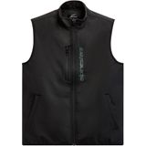 Motorjas - Softshell - Zwart - Polyester - Afneembare Capuchon