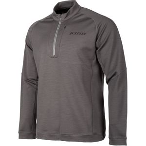 Teton - Merino Wool ¼ Zip - Longsleeve - Antraciet - Merinowol/Nylon
