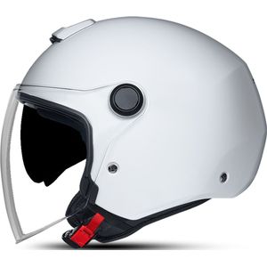 Nexx - Y.10 Open Face Helm - Wit - Ultrabreed Zonnevizier - Actieve Ventilatie