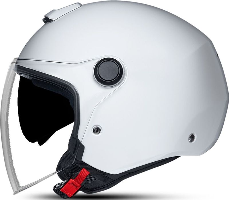 Nexx - Y.10 Open Face Helm - Wit - Ultrabreed Zonnevizier - Actieve Ventilatie