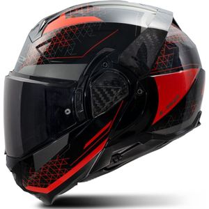 Modulaire Helm LS2 FF910 Advant II Rood