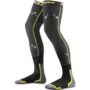 EVS SPORTS - Fusion Hiviz - Sportsokken - Grijs - Hi-Viz Geel - Comfortabel
