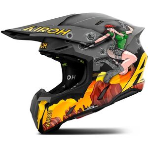 Airoh - Twist 3 Adventure - Offroadhelm - Grijs Mat