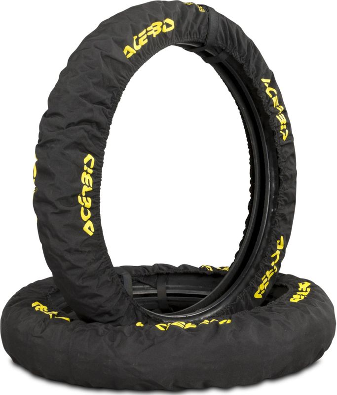 Acerbis - X-Tire - Wielkappen - Zwart - Polyester/PVC - Set van 2