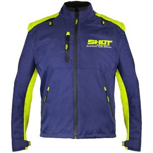 Endurojas Schot Contact Blauw-Neon Geel