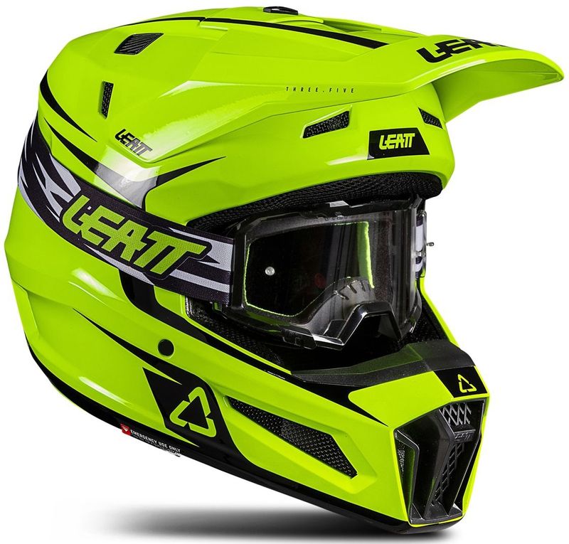 Leatt 3.5+Vizion - Junior Off-road Helmkit - Ultieme Bescherming - Small