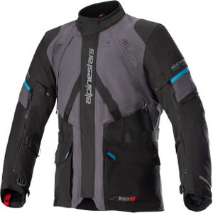 Motorjas Alpinestars Monteira Drystar XF Tar Grijs-Zwart-Methylblauw