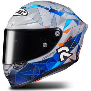 Integraalhelm HJC RPHA 1 Pol Espargaro Replica Grijs-Blauw