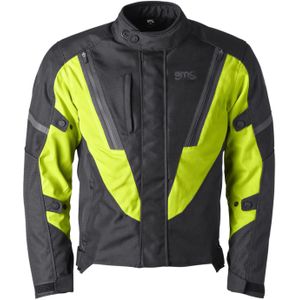 GMS - Avon WP - Waterdichte Motorfiets Textieljas - Zwart - Polyester