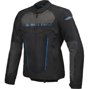 Motorjas Ixon T-REX Zwart-Grijs-Blauw